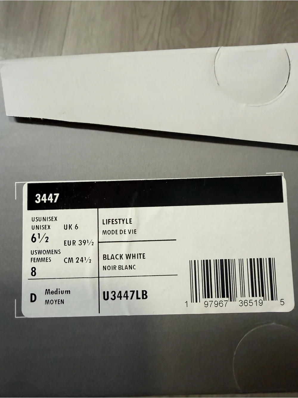 New Balance FIGS Black and White Women’s Sneakers